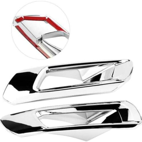 Durable Practical ABS Chrome Front Driving Fog Light Lamp Cover Trim For Toyota Camry 2018 Car Accessories