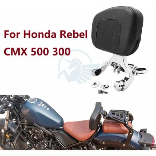 Adjustable folding Rider Driver Passenger Backrest rear rack sissy bar for Honda rebel 2017-2020 CMX 300 500 CMX300 CMX500 1100