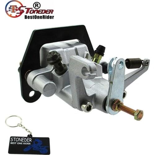STONEDER Aftermarket Rear Brake Caliper With Pads For Yamaha UTV Rhino 450 660 2006 2007 2008 2009 2004 2005 5UG-2580V-02-00