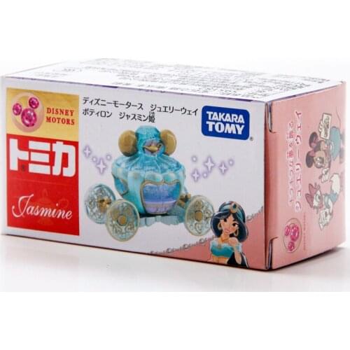 Takara Tomy Tomica Disney Motors Jewelry Way Potyron Princess Jasmine Vehicle Toy Cars