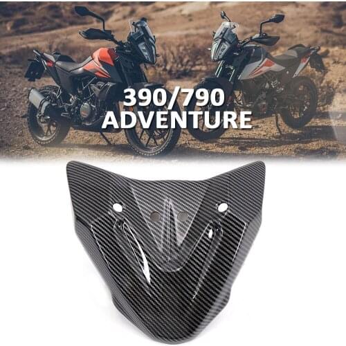 Carbon Fiber For 390 790 Adventure ADV 2019 2020 2021 890 ADV Motorcycle Front Beak Frame Nose Fairing Cowl Fender