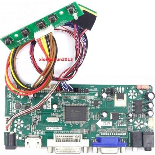UNIVERSAL Kit M.NT68676 for HB133WX1 1366×768 13.3" 40PIN DVI Controller driver board panel screen monitor HDMI COMPATIBLE