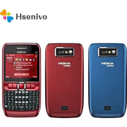 Nokia E63 Refurbished-Original unlocked NOKIA E63 cell phones 3G WIFI Bluetooth mp3 player 2MP CAMERA phone One year warranty