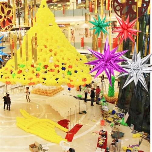 50 Pcs Explosion Star Balloons Birthday Party Opening Ceremony Wedding Decoration