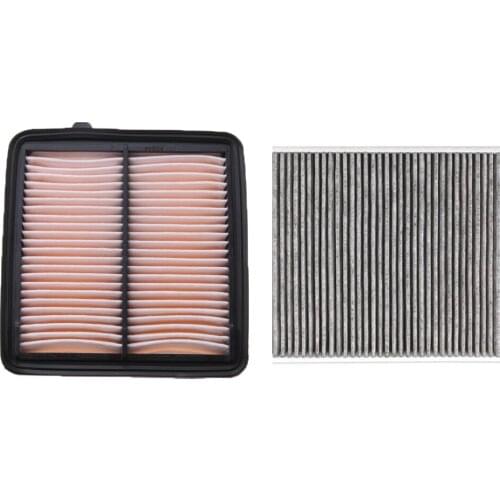 Air Filter Cabin Filter 17220-RB0-000 2 pcs Set For Honda FIT CITY 1.3L 1.5L Model 2008 2009-Today Car Accessoris Filter Set