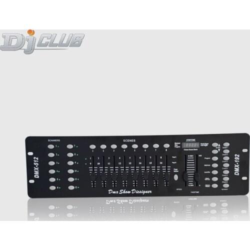 192 Dmx Controller Dj Equipment Dmx 512 Console Stage Lighting For Led Par Moving Head Spotlights Dj Controlle
