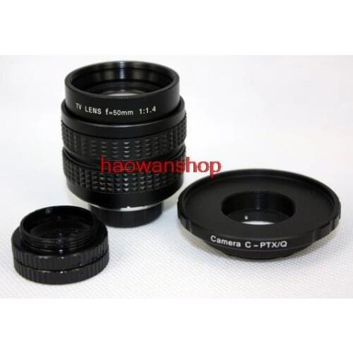 50mm F1.4 CCTV TV Movie Lens c mount for Pentax Q P/Q PQ Q10 Q7 camera