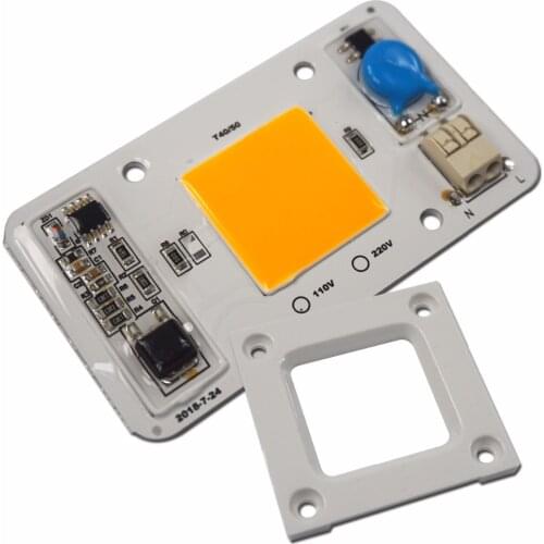 50W 110V 220V LED Light Full Spectrum 400-840NM Blue Green White Red,Welding-free version