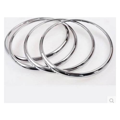 ABS Chrome light bar Speaker Ring trim decoration sticker case For Chevrolet Cruze sedan hatchback car-styling auto accessories