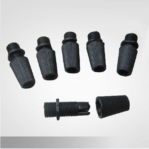 Promotions! (100pcs/lot ) high quality black plastic cable strain relief Wire Clamp Cable grip Wire clip