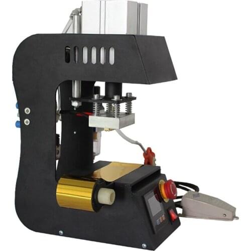 Automatic Roll Paper Hot Stamping Machine Leather Heat Transfer Machine Wood Kraft Paper Branding Tools Small Bronzing Machine