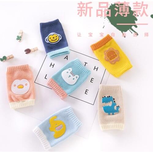 Kids Non Slip Crawling Elbow Infants Toddlers Baby Accessories Cartoon Knee Pads Protector Safety Kneepad Leg Warmer Girls Boys