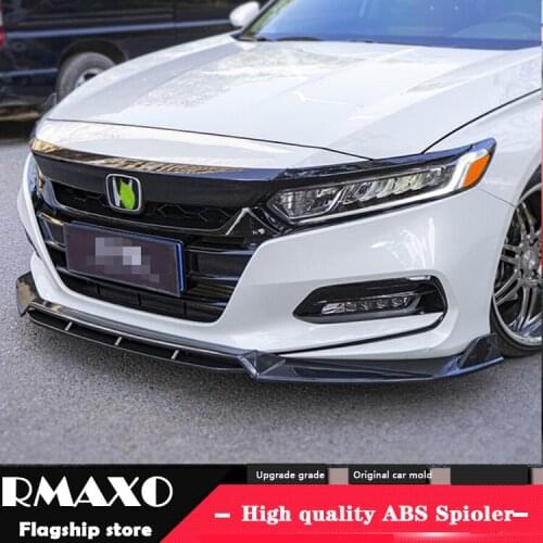 For Honda Accord Body kit spoiler sc 2018-2019 For Accord ABS Rear lip rear spoiler front Bumper Diffuser Bumpers Protector
