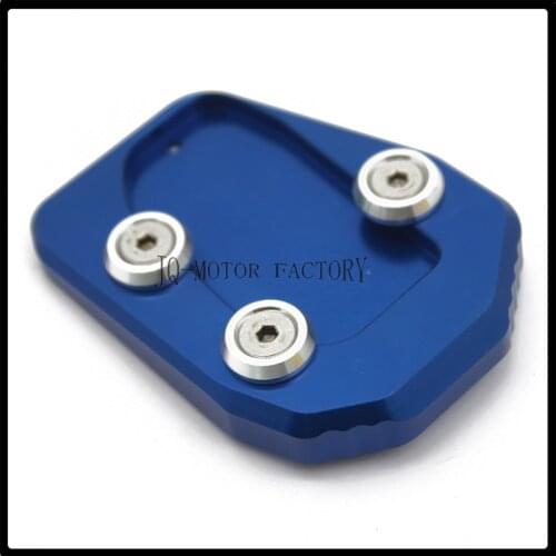 For YAMAHA MT-09 XSR900 TRACER 900 SPORT TRACKER 14-16 Aluminum Motorcycle Side Stand Pad Enlargement Plate Kickstand Extension