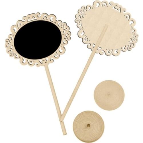 5pcs/lot Children Blackboard Wooden Mini Panel Message Card Chalkboard for Wedding Office Gifts