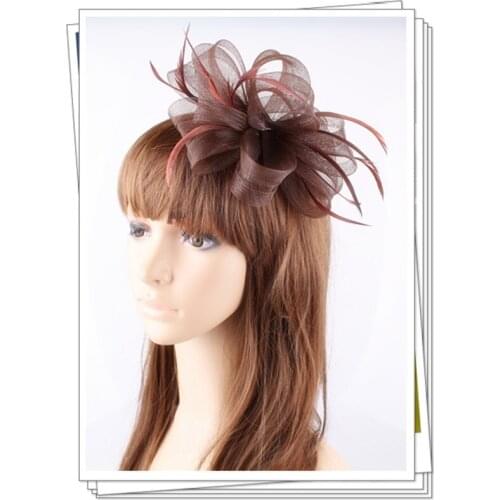 Elegant Fascinators for Wedding Hair Accessories Bridal Hats Party Headwear Cocktail Hat Millinery Headpiece Multiple Colors P10