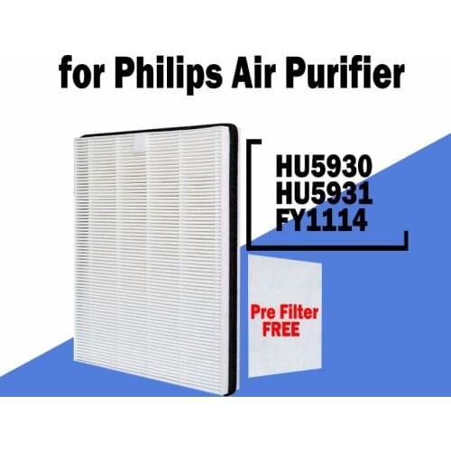 1pc FY1114 H13 Hepa Filter Replacement for Philips HU5930/HU5931 Air Purifier