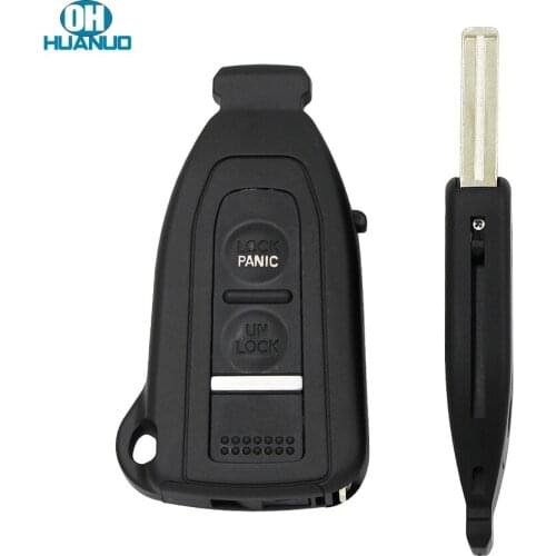 2 Buttons Smart Prox Remote Key Shell For Lexus LS430 2002-2006 with Uncut Blade