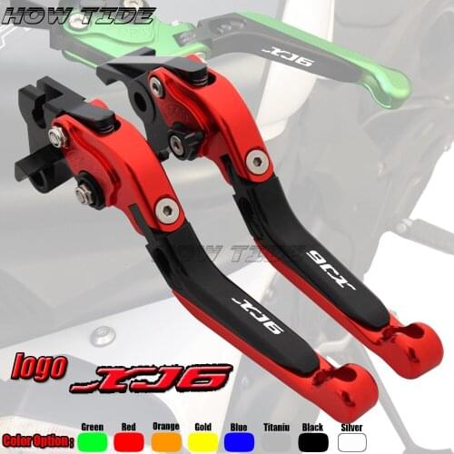 Laser Engraved Logo For YAMAHA XJ6 DIVERSION 2009 2010 2011 2012 2013 2014 2015 CNC Adjustable Motorcycle Brake Clutch Levers