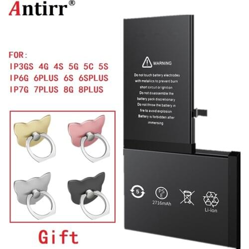Lithium Battery For Apple iPhone3gs 4s 4 5c 6S 6 7 5S 5 6plus 8 8plus Replacement Batteries Internal Phone Bateria + Free Tools