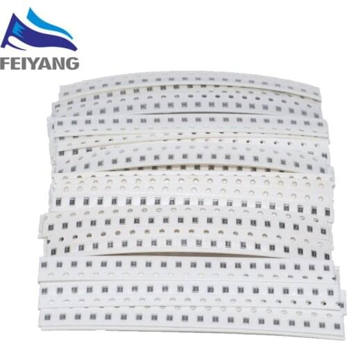 660pcs 0805 SMD Resistor Kit Assorted Kit 1ohm-1M ohm 1% 33valuesX 20pcs=660pcs Sample Kit