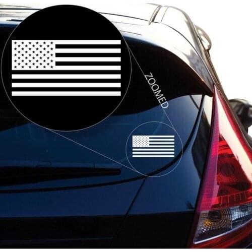 American Flag United States Decal Sticker for Window, Laptop, Motorcycle, Mirror and More 10x19cm