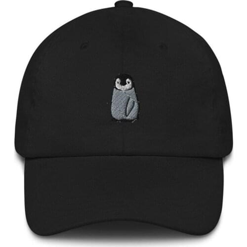 WZCX New Penguin Embroidery Cartoons Baseball Cap Snapback Unisex Adjustable Spring Autumn Hip Hop Fashion Dad Hat Peaked Cap