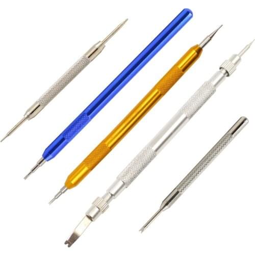 NEW 8 in 1 Watch Screwdriver Watch tool Spring Pine Needle Bar Pose filed pin barrette Portable Repair Watch Strap Spring Kits