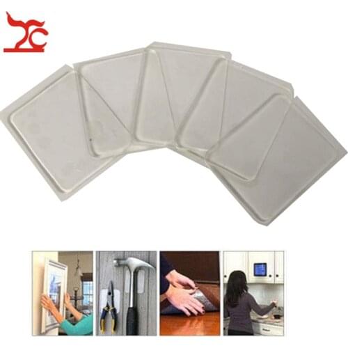 Sale Amazing Super Sticky 5Pcs/Lot Clear Anti Skip Pad Jewelry Wall Sticky Holder Wall Poster Universal Sticker 6*7.5cm