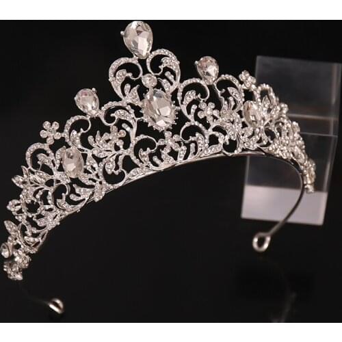 Luxury Wedding Crown For Bride Rhinestone Hair Jewelry Gifts Tiaras Crystal Hair Accessories Women Headband Bridal Headwear