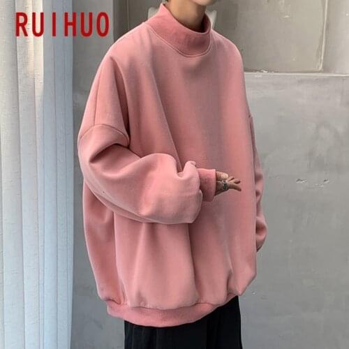 Мужские толстовки с воротником RUIHUO China At AliExpress
