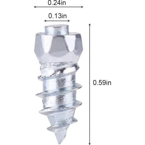 100 PCS Car Tires Studs Screw Snow Spikes Wheel Tyres Snow Chains Studs For Car Vehicle Truck Motorcycle Tires Winter
