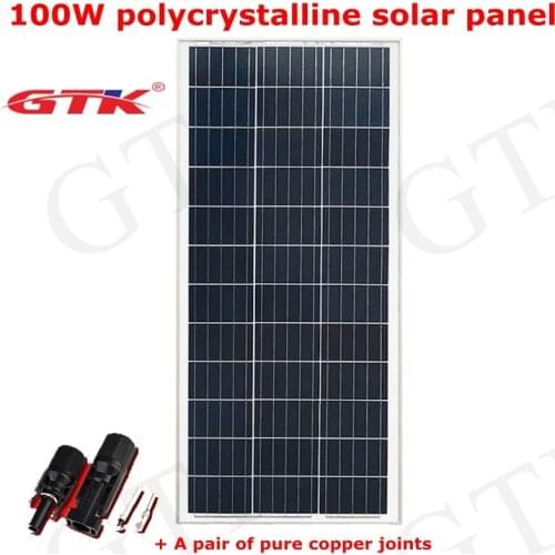 1pcs 100W 12V solar panel Solar Panel flexible 100w solar panel power generation panel photovoltaic battery/yacht/RV/car/boat