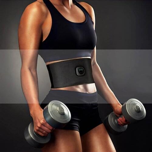 Abdominal Trainer Electric EMS Abdominal Toning Belt For Men And Women Abdomen Arm Leg Hip Buttock Stimulating Belt