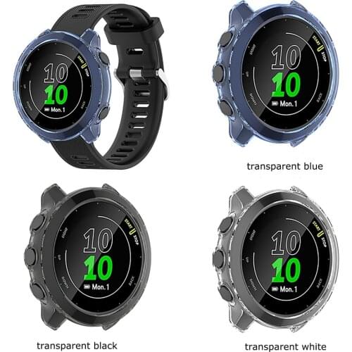 For Garmin Forerunner 55/158 Protective Shell TPU Hollow Half-inclusive Universal Protective Cover Shell