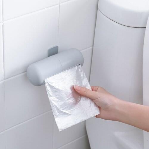 1Pcs Creative Novel Capsule-shaped Wall-hanging Disposable Bag Toilet Paper Tidying Storage Box Practical Home Storage Tools