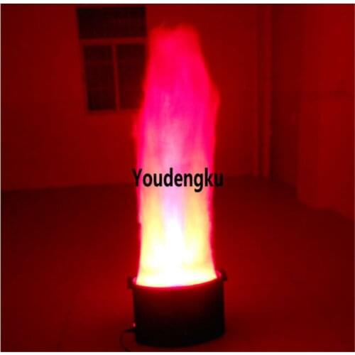 12 pieces stage use effect machine silk led cloth fake artificial fire light 1.5 M Seating led fake flame light