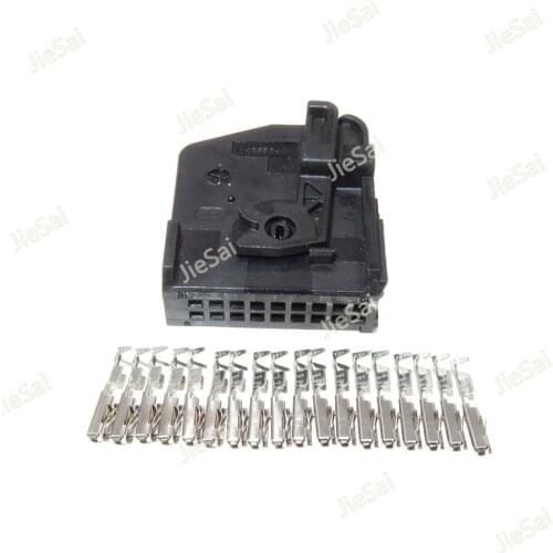 18 Pin Car Air Conditioning Panel Plug Auto Amplifier Wire Female Connector For VW BMW