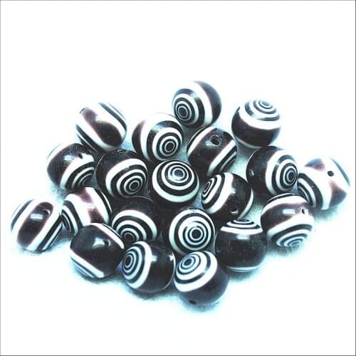 20pcs 10mm black glass beads with eye round ball through hole spacer beads top bead loose selling with last stock quantities