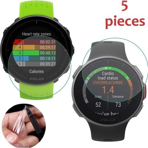 5pcs Soft TPU Smartwatch Clear Protective Film Guard For Polar Vantage V M Sport Smart Watch Full Screen Protector Cover