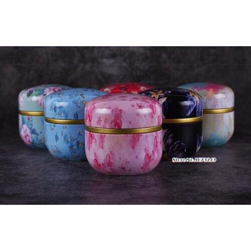 86*86mm Tinplate box tin tea box,Multifunction Tinplate Candy Box Rose Tea Pot Cookie Case Home Decor Festive Party Supplies