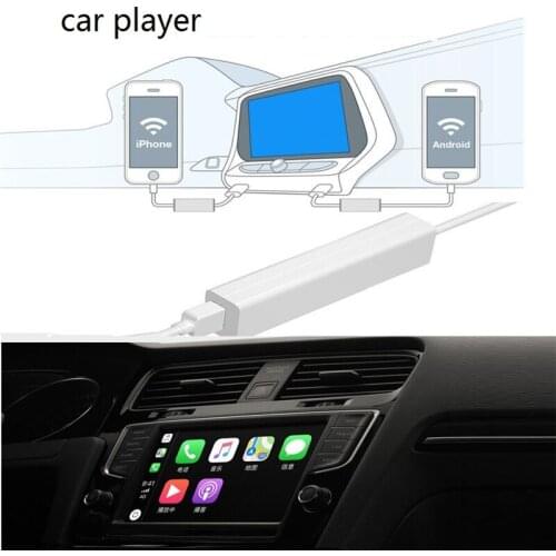 Car Link Dongle USB Portable Navigation Player Plug Play Auto Smart Link Dongle for Apple CarPlay Android System Smart Link GPS