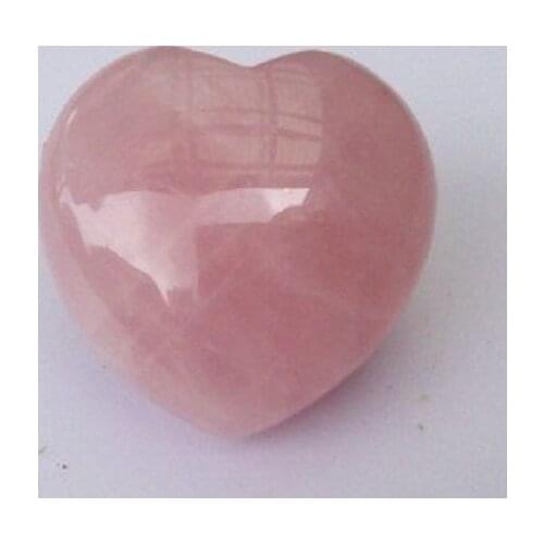 Free shipping Rose Quartz Hearts Rose Quarts Crystal Healing Energy Sexual Abuse Love