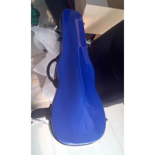 4/4 size Violin glass fiber steel case violin case or box blue color