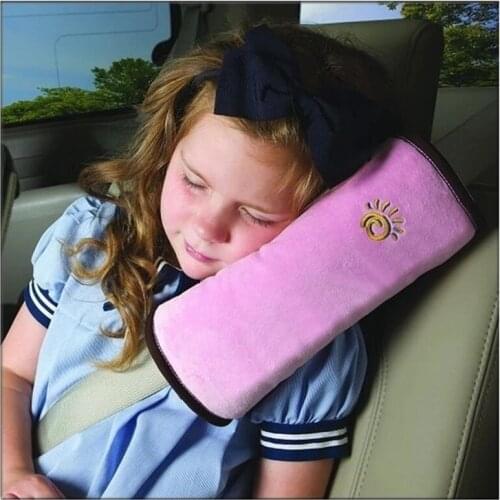 Baby Pillow Car Safety Belt & Seat Sleep Positioner Protect Shoulder Pad Adjust Vehicle Seat Cushion for Kids Baby Playpens