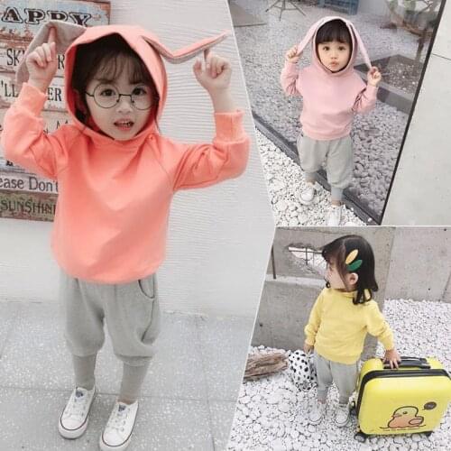 2020 Children Outfit Costume For Kids Sport Hooded Suit spring Autumn Toddler Girls Clothes Tracksuit Baby Girls Clothing Sets