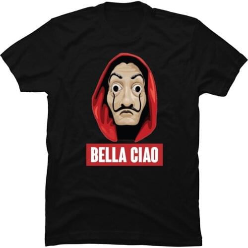 Design Bella Ciao V for Vendetta Funny T-Shirts 2020 Newest Bodybuilding T Shirt New Top T-shirts for Men
