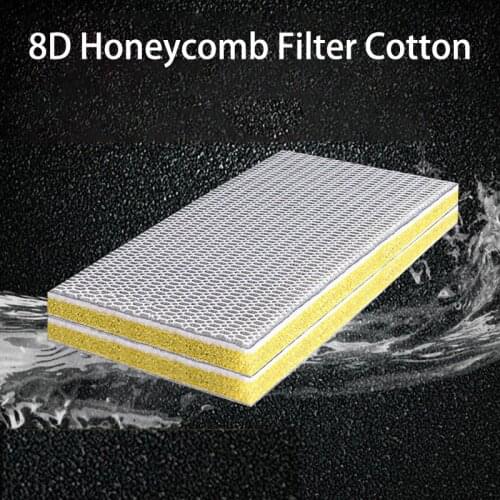 8D Fish Tank Filter Cotton, Glue-free, High-density Aquarium Filter Sponge, High-permeability Filter material, Water Purificatio