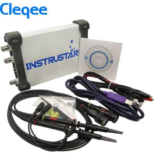 ISDS2062B Virtual PC USB oscilloscope DDS signal 2CH 20 MHz bandwidth 60MSa / s 12bit ADC FFT analyzer