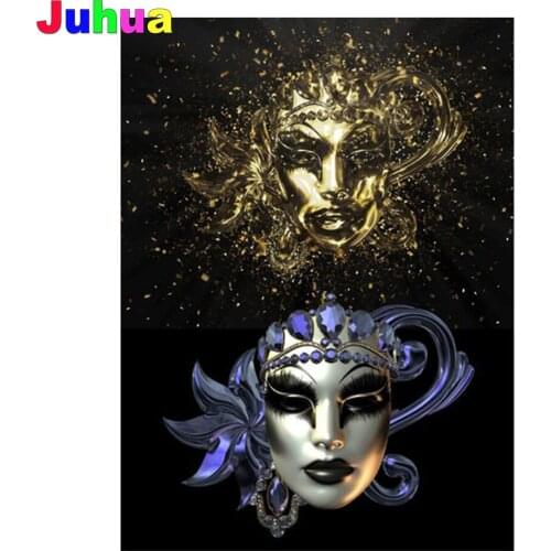 Mask DIY diamond painting,full,square,round abstract woman diamond embroidery mosaic diamond stitch 5d diy handwork home decor